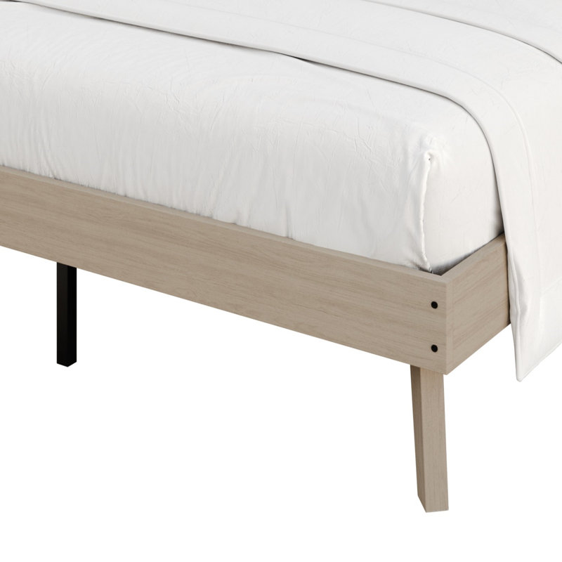 Tashanique Upholstered Platform Bed, Full, Antique Gray