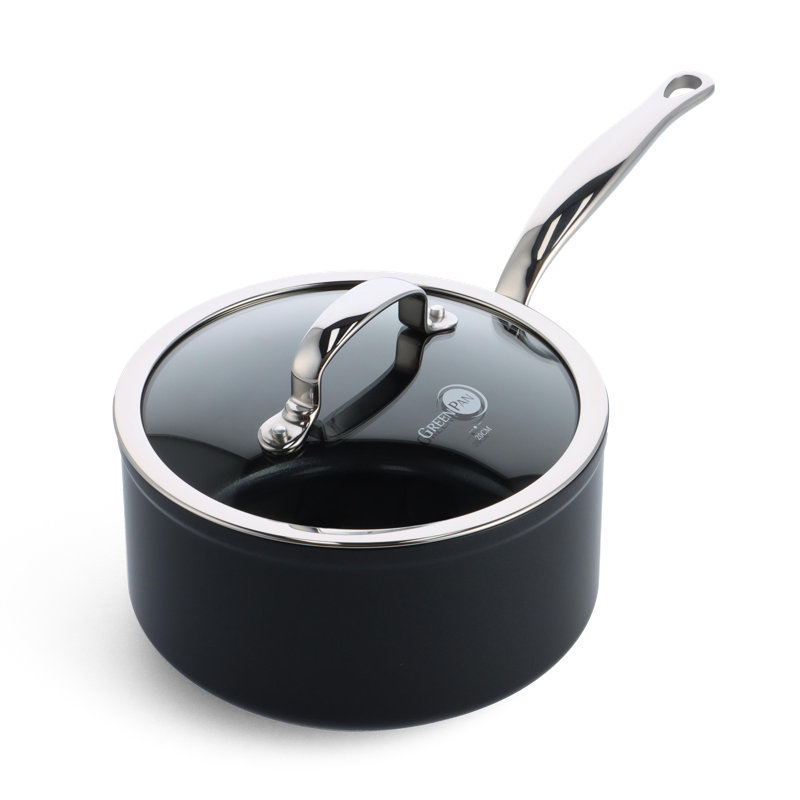 Greenpan Barcelona Pro Saucepan, 18 cm H x 41 cm L x 22 cm W