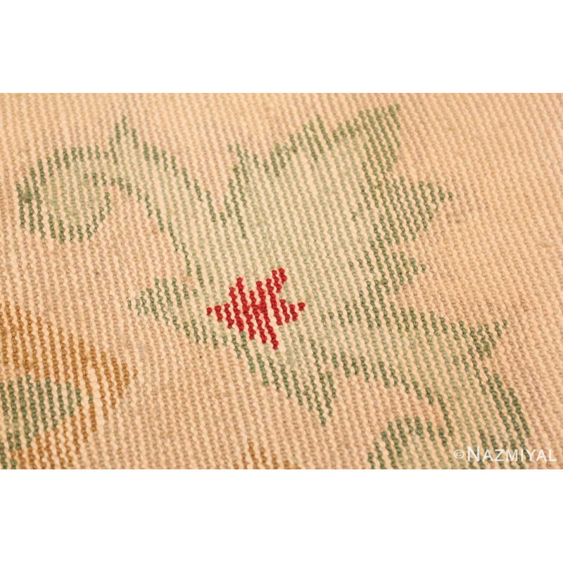 Tapis vert antique français Art Deco Leleu