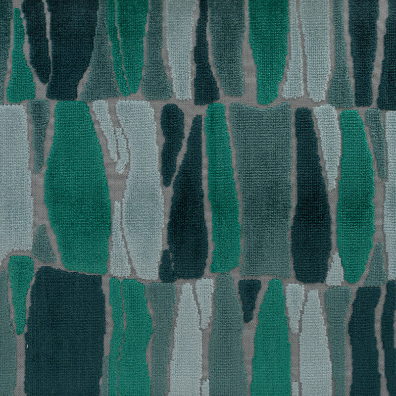 Tissu d'ameublement en velours Twiggy-Society, Fiddlefern