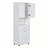 Large Storage Space Tilt-Out Laundry Hamper and Upper Storage Cabinet