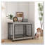 Table d'appoint pour chien sur roulettes avec portes doubles