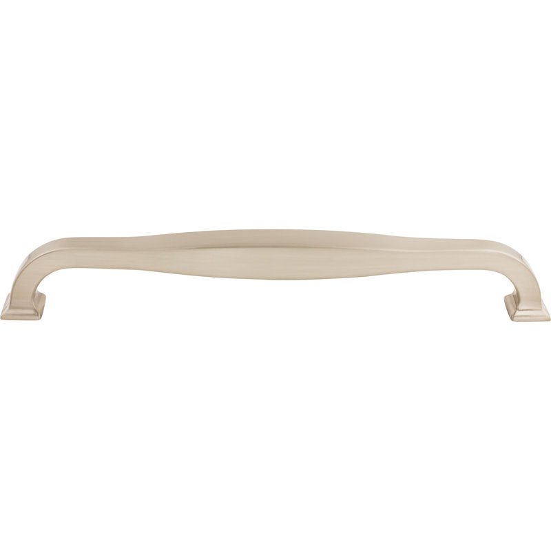Contour Appliance Pull, Brushed Satin Nickel, 12" Center to Center