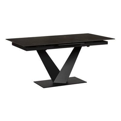 205 cm Dining Table with Steel Base
