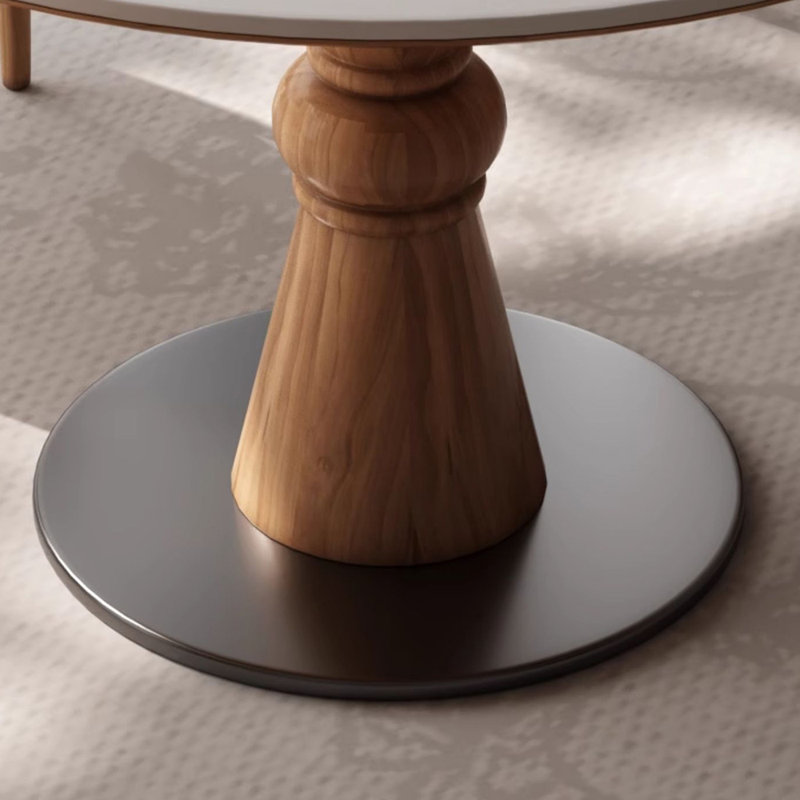 Retro simple sintered stone dinning table sets