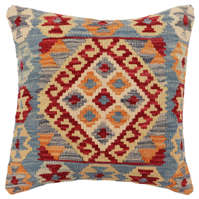Housse et insert de coussin carré 100% laine Hickman