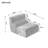 36.61'' 1-seater Velvet Compression Sofa – No Assembly, Foam-filled For Small Spaces & Reading Nooks-1277289532