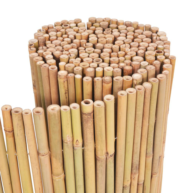 Wilkinson Brown Bamboo Fence Panels, 100cm H x 300cm W x 1 cm D