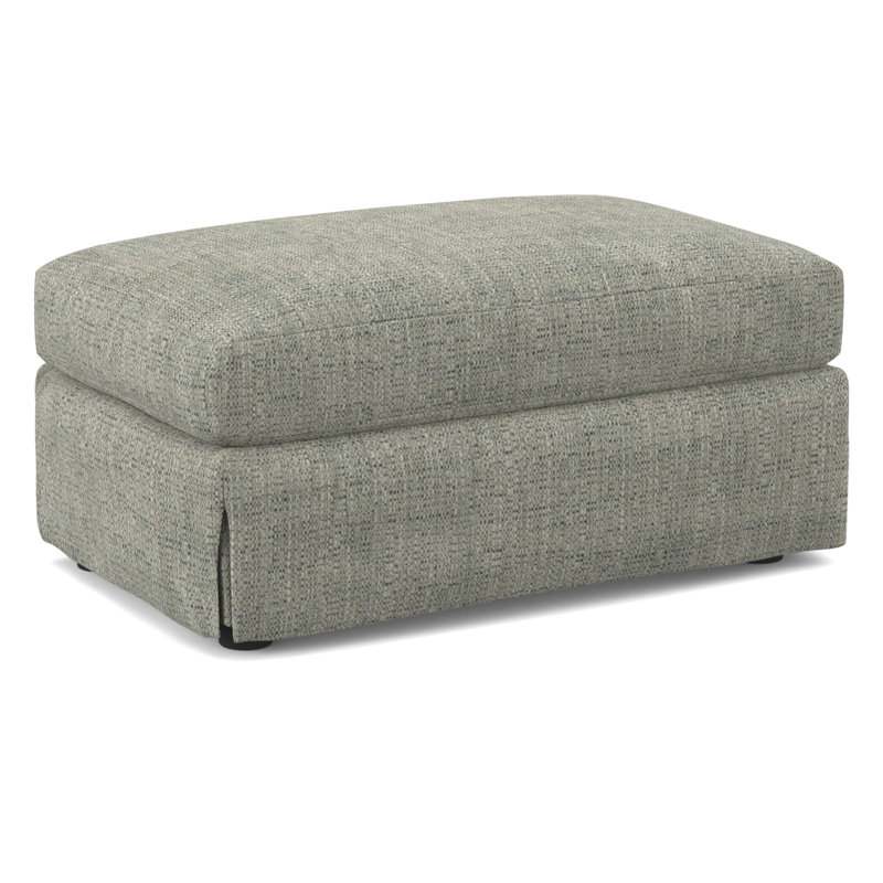 Upholstered Ottoman, Black, 61536-78