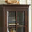 American style solid wood storage bookcase
