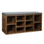 Adara Linen Blend Upholstered Storage Bench-65946082