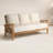 Cotesfield 77.5'' Wide Outdoor Teak Patio Sofa with Cushions-365949020