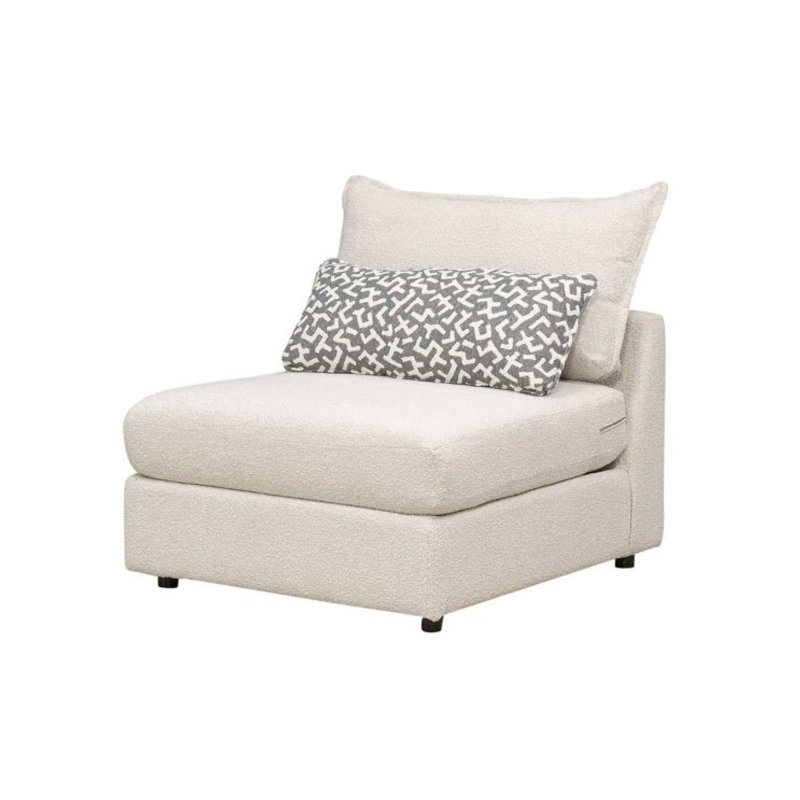 Ensemble de salon modulaire naturel Contour, Orienté à gauche (vu de face)