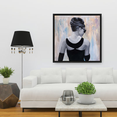 Art contemporain sur toile Audrey Hepburn