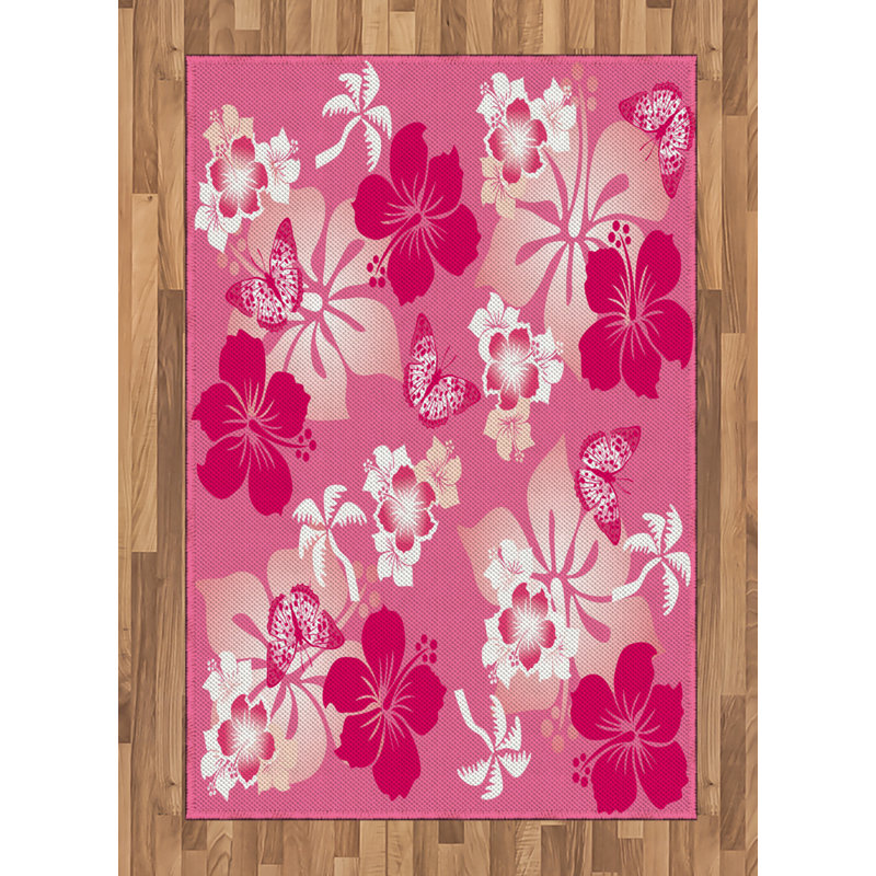 Tapis décoratif Luau, Rectangle— 4 pi x 5 pi 8 po
