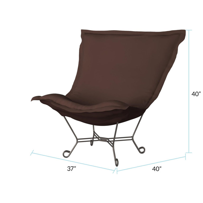 Azaria Accent Chair, Chocolate