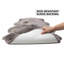 Tapis gris en peau de mouton Bershire-70771032