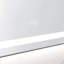 Miroir de salle de bain à DEL avec cadre en aluminium et antibuée, 48 po x 24 po