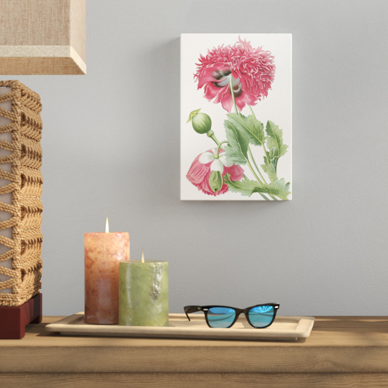 Floral Beauty V - Painting on Canvas, 30cm H x 20cm W, Wrapped Canvas