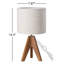 Lampe trépied en bois massif Cachezon-1643720987
