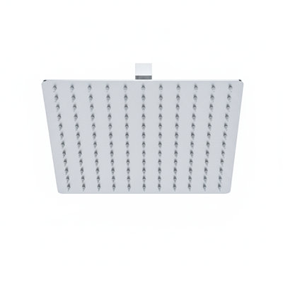 12-Inch High Pressure Wall Mounted Rain Shower System with Handheld Shower Head, Tub Spout, and Rough-In Valve
