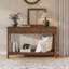 Console en bois sculpté de 51,18 po avec tablette de rangement et 3 tiroirs