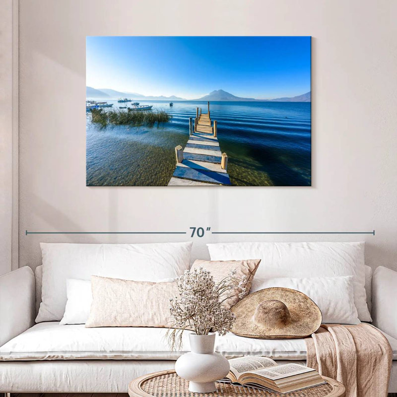 Aletra Lake Atitlan Dock, 30" H x 45" W