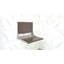 Acier inoxydable brossé INVISIA SerenaSeat Pro, largeur 18 po, teinte moyenne, cadre en acier inoxydable brossé