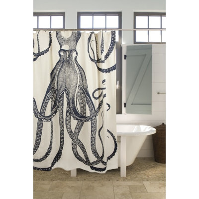 Rideau de douche octopus