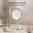 Conair Brushed Satin Nickel Lighted Fan Mirror | 1x & 10x Magnification