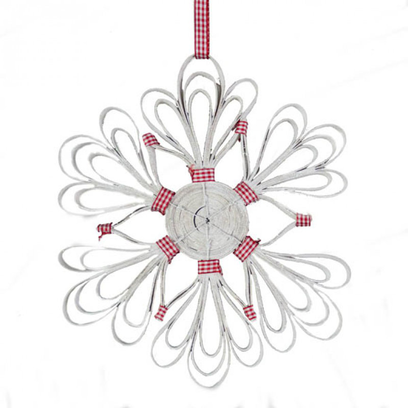 25cm Wood Holiday Shaped Ornament