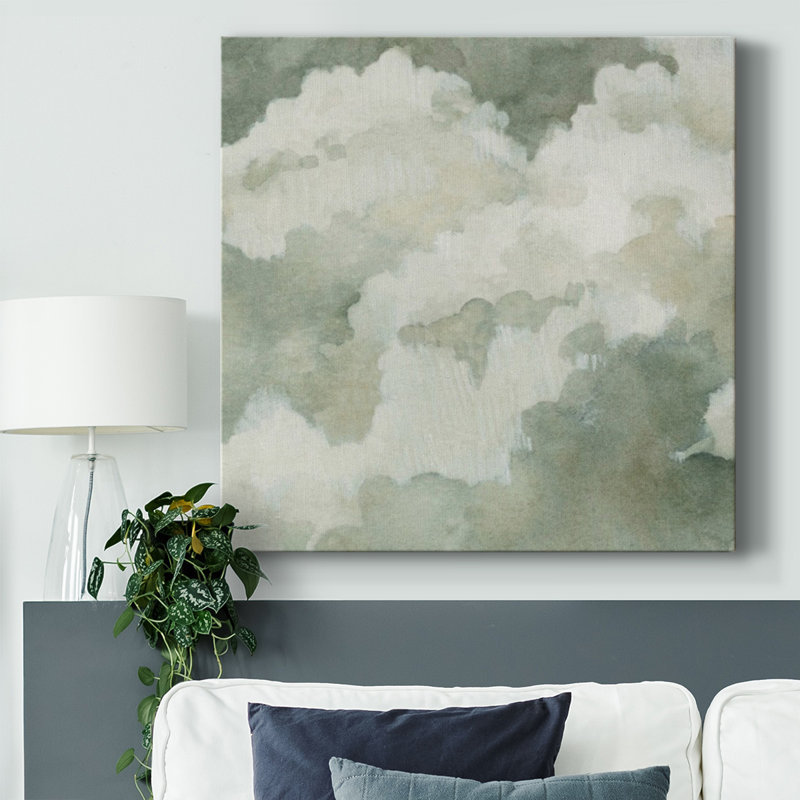 Toile tendue Quiet Clouds II-Gallery, H 40 po x l 40 po
