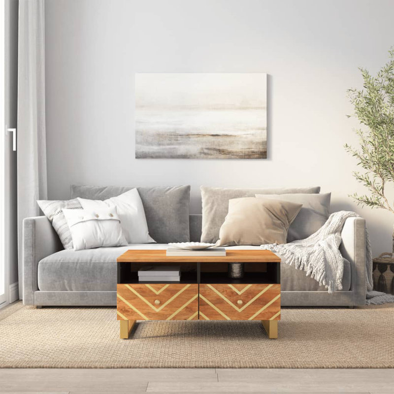 Four Leg Coffee Table with Storage