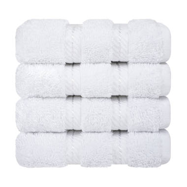  American Soft Linen 4 Piece Bath Towel Set, 100% Turkish Cotton  Towels for Bathroom, 27x54 in Extra Large Bath Towels, White : Home &  Kitchen