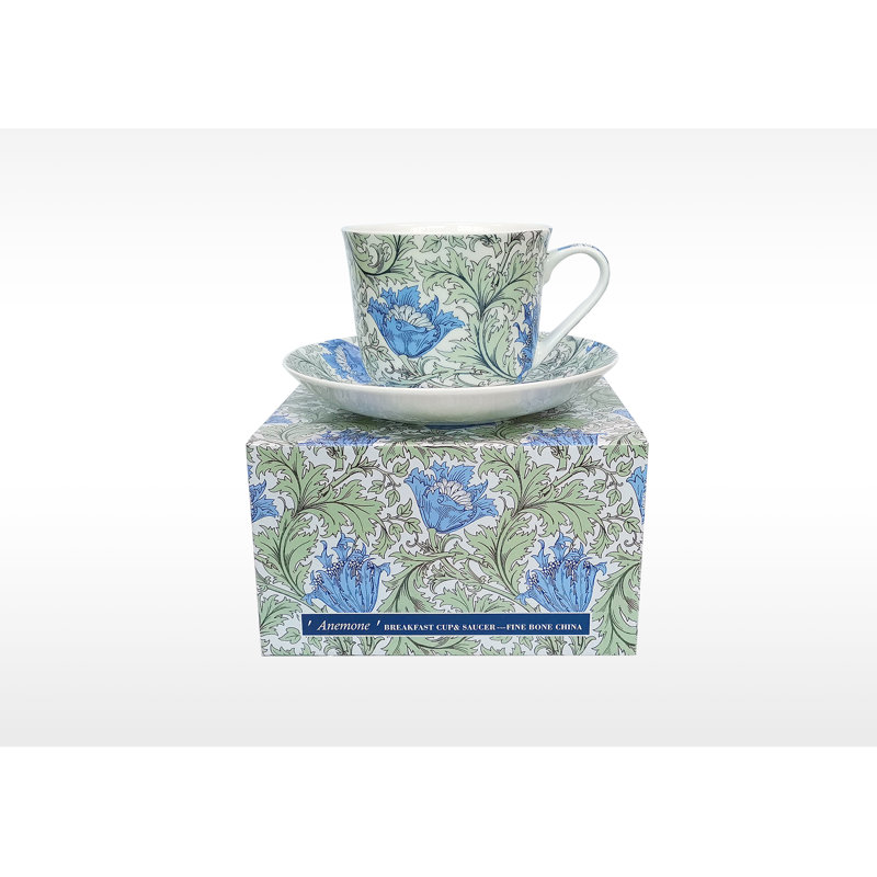 Alysa Bone China Cappuccino Cup and Saucer