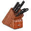 WÜSTHOF Gourmet 7-Piece Knife Block Set