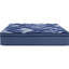 Très grand matelas bleu de 14 po avec unité de poche, mousse à mémoire de forme, couches de mousse et housse souple, couches roulées compressées, super tissu