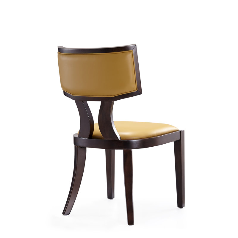Chaise rembourrée Regency, Chameau