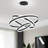 3 - Light Modern Led Dimmable Chandelier-18497295-18497292