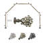 Ensemble de quincaillerie à rideaux simple 5 côtés pour fenêtre à baies Reinaldo-1602202740-1515305459