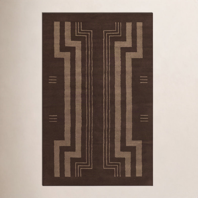 Hallum Wool Area Rug, Rectangle 2' x 3'