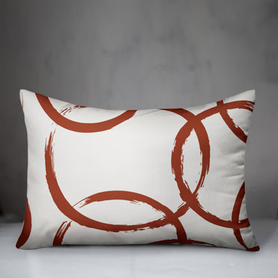 Ducret Geometric Outdoor Reversible Throw Pillow