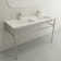 BOCCHI Ravenna 18.75'' Fireclay Rectangular Bathroom Sink with Overflow