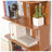 Modern 5-Tier Open Bookcase - Dark Oak MDF Vertical Storage Shelf for Living Room, Home Office & Bedroom Decor