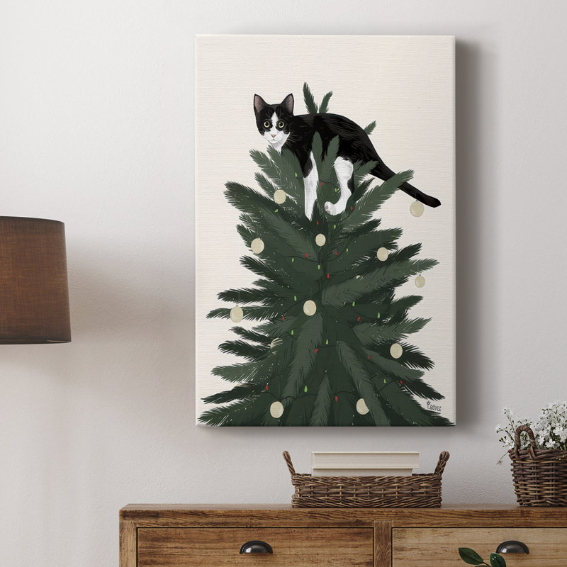 Rascal Cat V -Gallery Wraraped Cavas, H 18 po x l 12 po