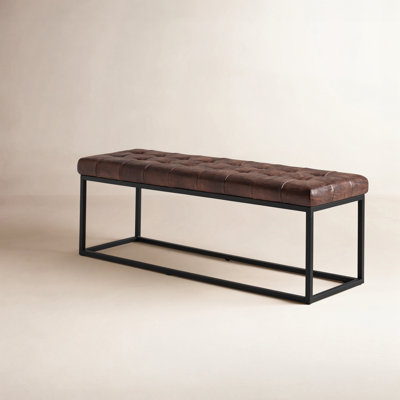 Pearson Genuine Leather Bedroom Bench