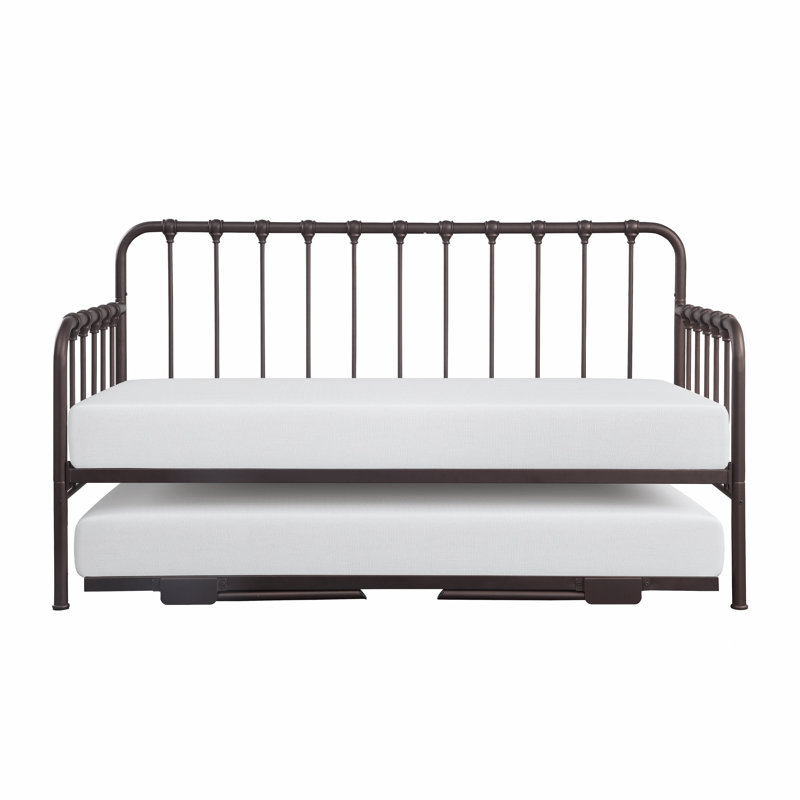 Méridienne avec lit gigogne relevable 1pc, Bronze