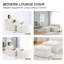 Memory Foam Sofa Chair with Ottoman, Single Sofa, Corduroy Lounger for Living Room-1299153705