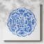 Porcelaine médaillon II sur toile-464020360