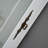 White Glass + Solid Wood Accent Cabinet